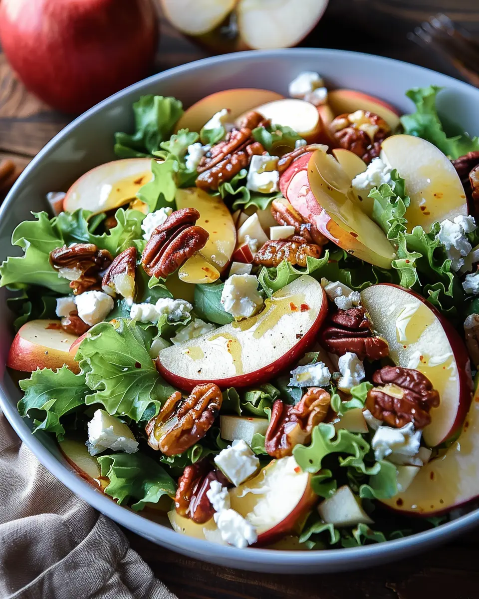 Autumn Harvest Honeycrisp Apple and Feta Salad: A Fresh Delight