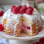 Raspberry Angel Food Cake