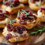 Baked Cranberry Brie Bites