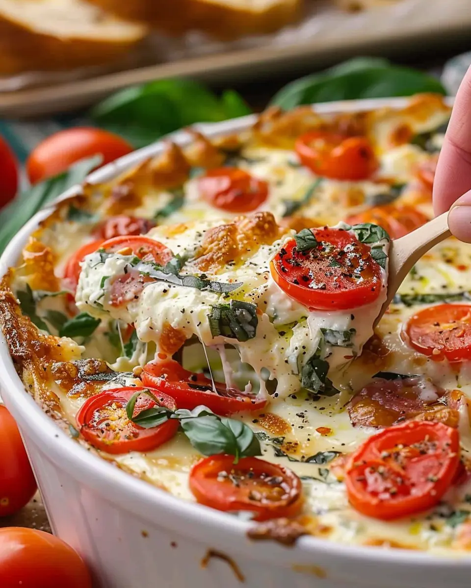 Caprese Dip Recipe: Easy &amp; Indulgent Treat for Home Cooks