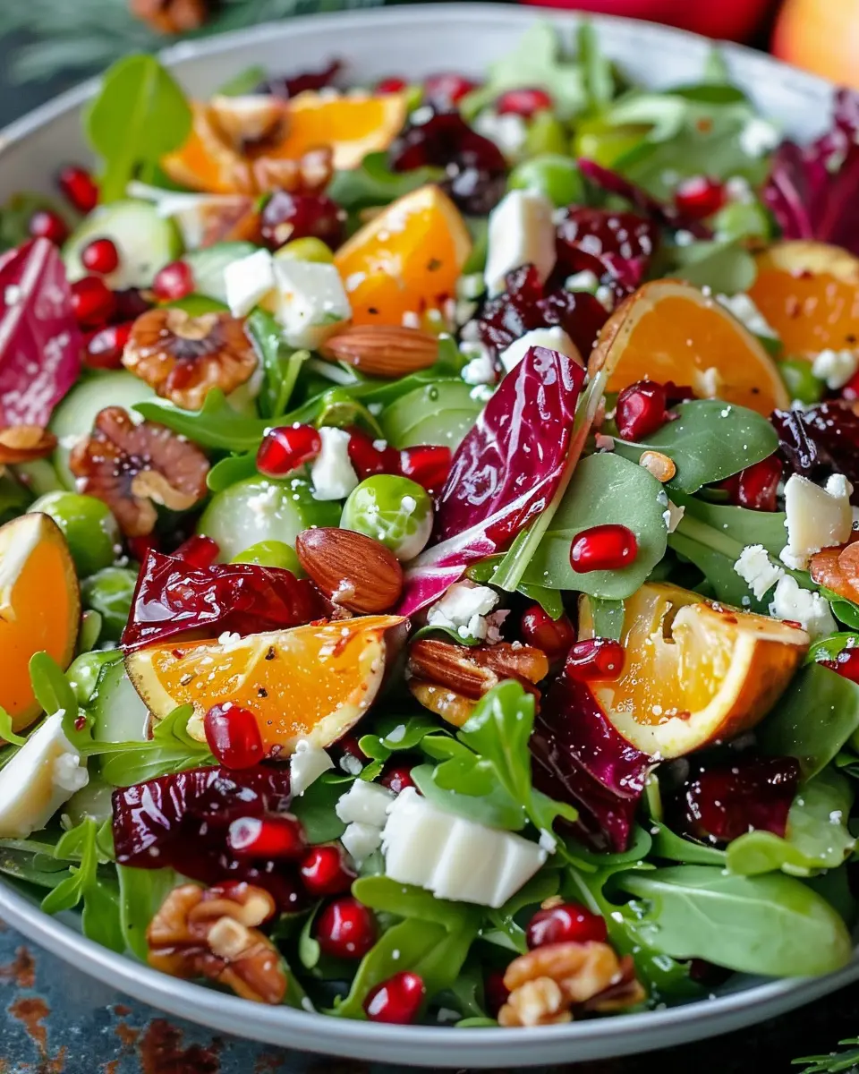 Christmas Salad: The Best Festive Salad with Turkey Bacon and Chicken Ham