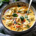 Easy Thai Coconut Curry Dumpling Soup