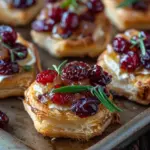 Baked Cranberry Brie Bites