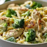 Creamy Rotisserie Chicken Broccoli Pasta