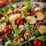 Christmas Salad with Honey Mustard Dressing