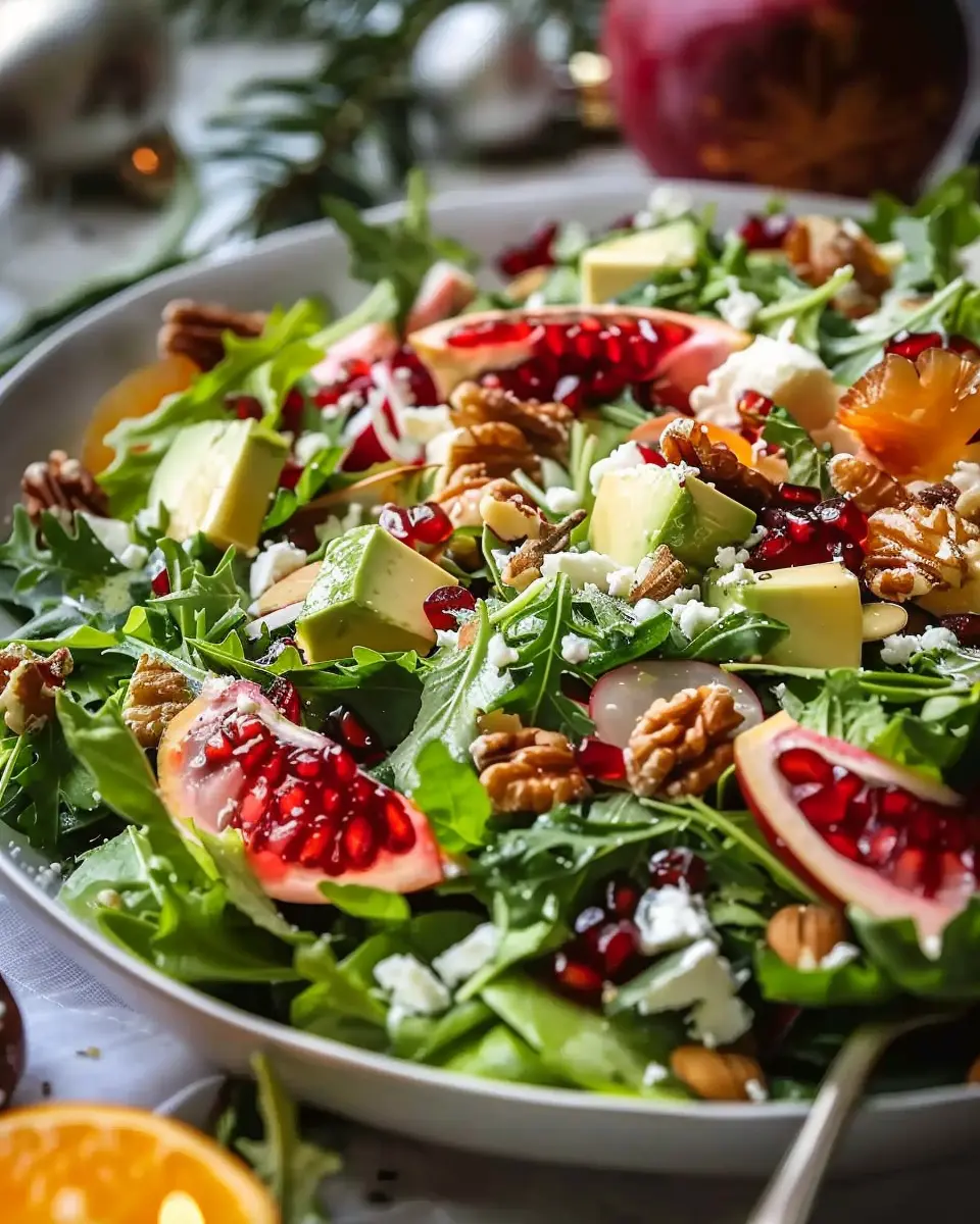 Winter Christmas Salad: A Festive &amp; Easy Turkey Bacon Delight