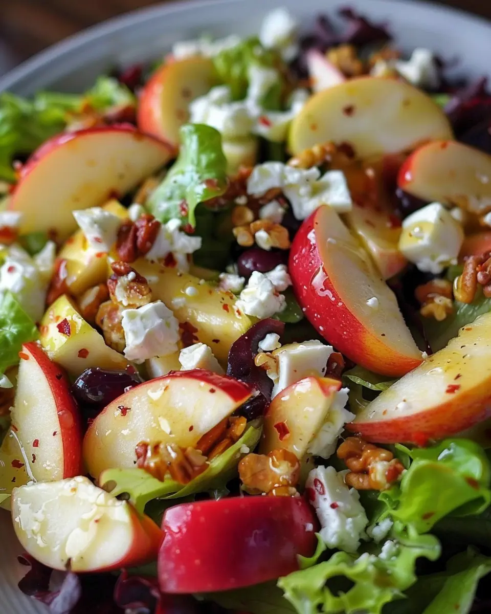 Honeycrisp Apple Feta Salad: A Fresh, Easy Delight for All