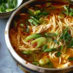 Ginger Scallion Chicken Noodle Soup