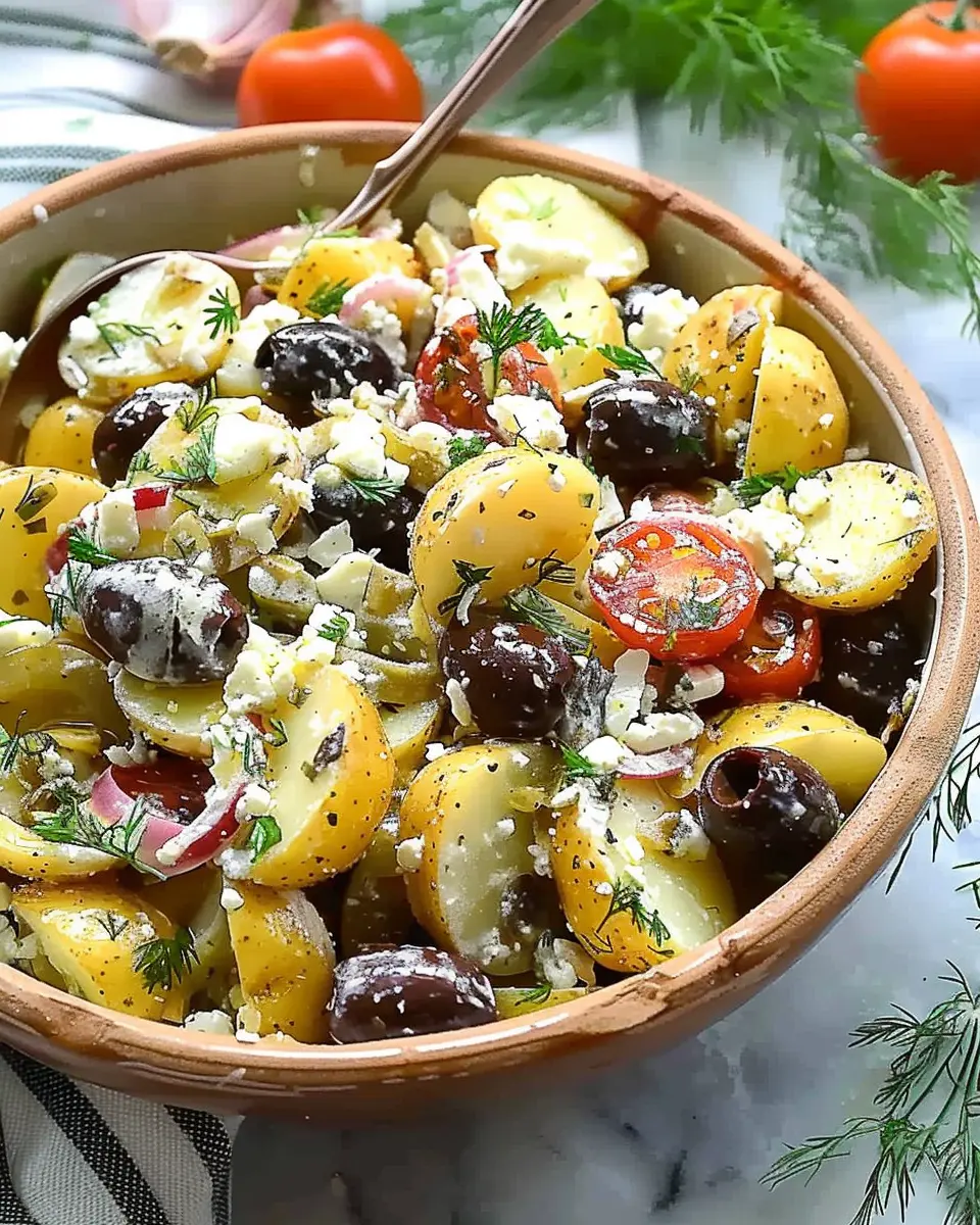 Olive Greek Potato Salad: Easy and Fresh for Your Table