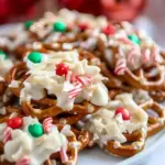 White Chocolate Pretzel Crockpot Christmas Candy