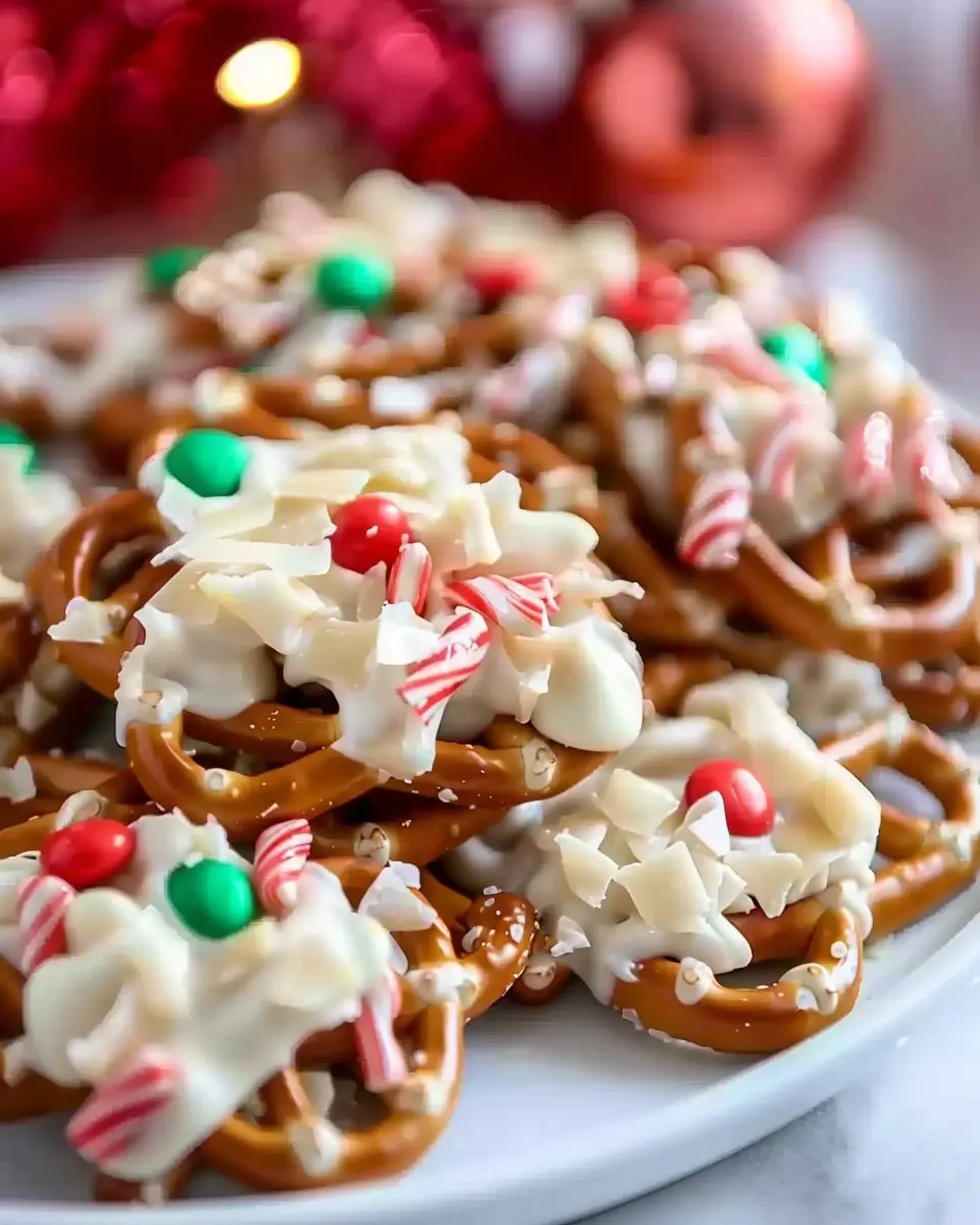 White Chocolate Pretzel Crockpot Christmas Candy: Easy Indulgence