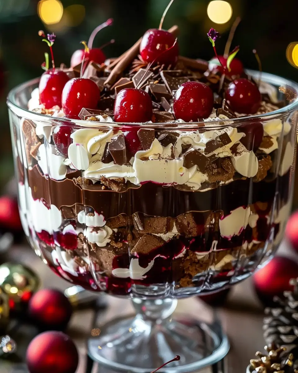 Black Forest Trifle for Christmas: The Ultimate Indulgent Dessert